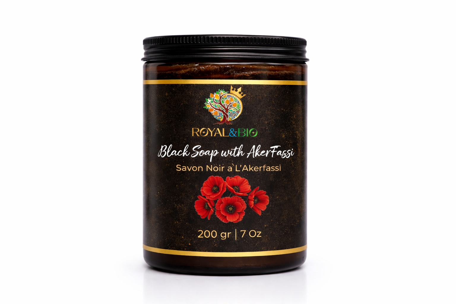 Royal Hammam | Moroccan Black Soap with Aker Fassi — ROYAL&BIO