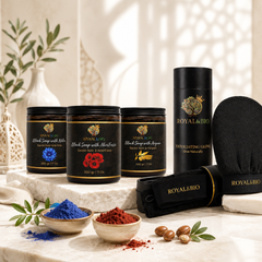 Royal Hammam Ritual | Moroccan Cleanse & Scrub Set — ROYAL&BIO
