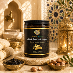 Royal Hammam | Moroccan Black Soap with Argan — ROYAL&BIO
