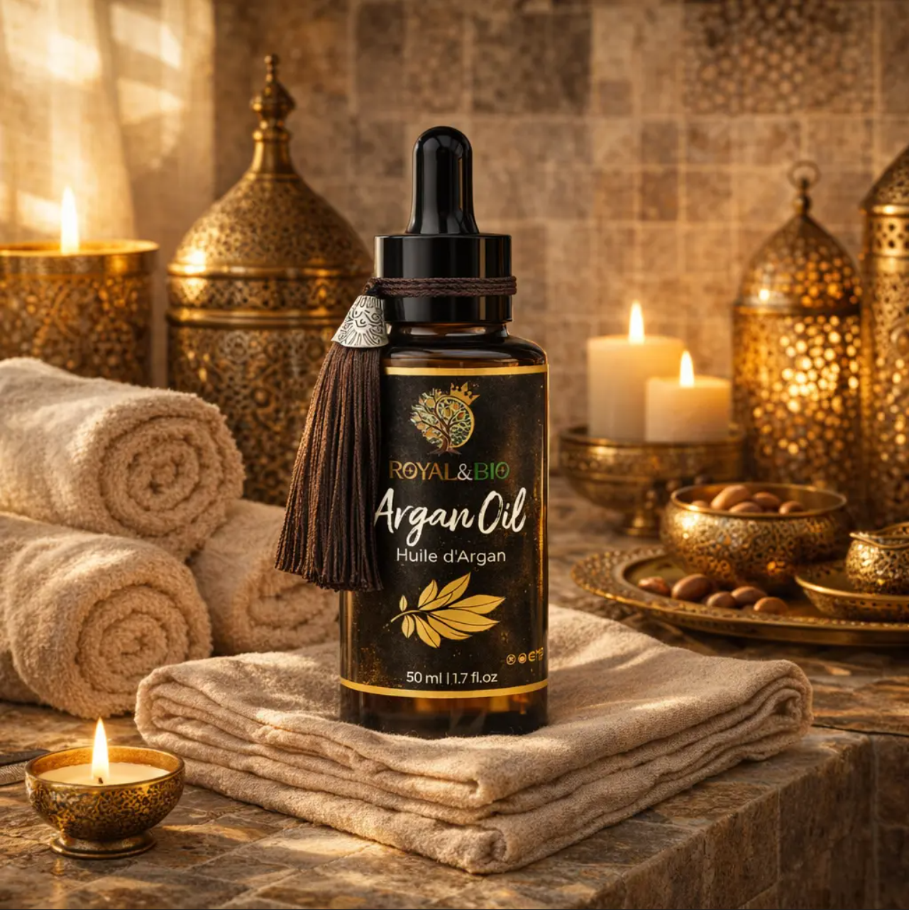 Moroccan Liquid Gold | Organic Argan Oil — ROYAL&BIO