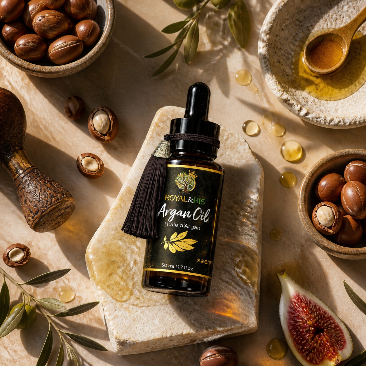 Moroccan Liquid Gold | Organic Argan Oil — ROYAL&BIO